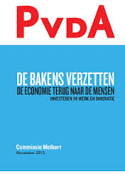 Omslag PvdA-rapport De bakens verzetten, geef de economie terug aan de mensen - Gepresenteerd npvember 2013 Omslag PvdA-rapport De bakens verzetten, geef de economie terug aan de mensen - Gepresenteerd npvember 2013